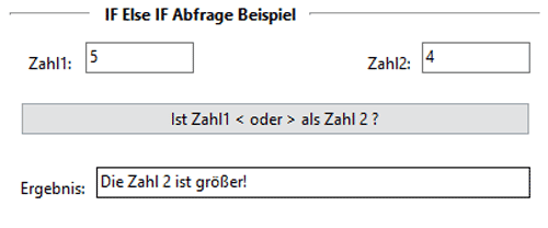 Abb. 1.08 IF ELSE If Abfrage Beispiel 2