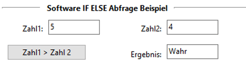 Abb. 1.05 Beispiel 3 IF Else Abfrage wahr