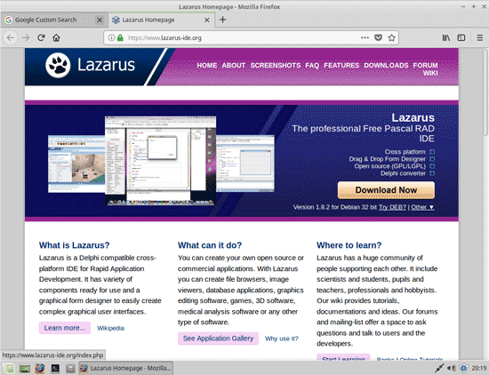 Abb. 1.01 Lazarus IDE Download
